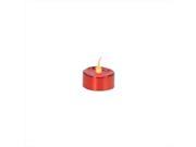 NorthLight LED Lighted Battery Operated Flicker Flame Christmas Tea Light Candles Red Pack 4