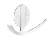 National Hardware 807081 Modern Double Hook Whit S807 081