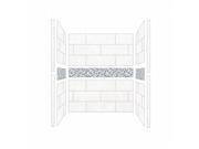 American Bath Factory S363280LA Single 36 x 32 in. Laguna Walls