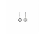 Fine Jewelry Vault UBERS67987AGD Sterling Silver Pair 0.07 CT TW Diamond Lever back Earrings