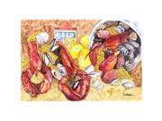 Lobster Lobster Bake with Old Bay Seasonings Fabric Placemat
