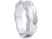Doma Jewellery SSRZ7259 Sterling Silver Ring With Cubic Zirconia Size 9