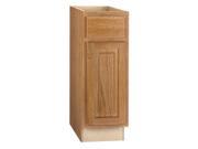 RSI Home Products Sales CBKB12 MO 12 in. Medium Oak Finish Assembled Base Cabinet