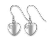 Doma Jewellery SSEHZ002 S Sterling Silver Heart Earring 2.9 g.