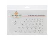 Peachy Keen PK 460 Stamp Clear Face Assortment Happy Lashes Pack of 31