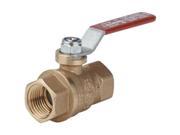 Farmtek WF3554 2 Way Brass Ball Valve 1 in.