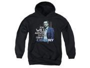 Trevco Csi Ny You Will Answer Youth Pull Over Hoodie Black Small