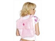 Roma Costume 14 BP4125 BP O S Synthetic Fur Back Pack One Size Baby Pink
