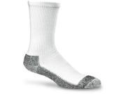 Wigwam Mills F1140 731 LG Mens Large White Double Sole Sock