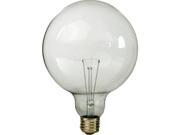 Satco Products S3012 60W G40 Incandescent Globe Light Clear Pack Of 6