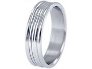 Doma Jewellery SSSSR1149 Stainless Steel Ring Size 9