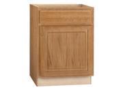 RSI Home Products Sales CBKB24 MO 24 in. Medium Oak Finish Assembled Base Cabinet