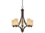 Artcraft Lighting AC1305OB Parkdale 24 in. x 25 in. 5 Light Mini Chandelier Oiled Bronze