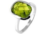 Doma Jewellery SSRZ326OV8 Sterling Silver Ring With Cubic Zirconia Size 8