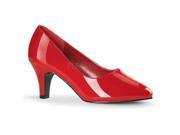 Pleaser DIV420_R 12 Classic Pump Shoe Red Size 12