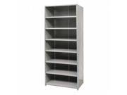 Hallowell F5523 18HG Hallowell Hi Tech Free Standing Shelving 36 in. W x 18 in. D x 87 in. H 725 Hallowell Gray 8 Adjustable Shelves Stand Alone Unit Closed Sty