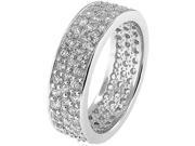 Doma Jewellery MAS02332 9 Sterling Silver Ring with Cubic Zirconia Size 9
