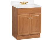 RSI Home Products Sales C14024A Richmond 24.5 in. x 18 in. Oak Finish Vanity