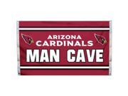 Fremont Die 95522B Arizona Cardinals Man Cave Flag With Grommets 3 x 5 ft.
