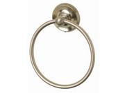 Homewerks 623936 Bay Pointe Brushed Nickel Round Towel Ring