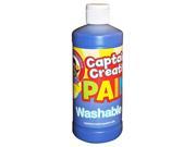 Certified Color Corporation CCR901016 Captain Creative Blue 16Oz Washable Paint