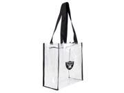 Little Earth Productions 301311 RAID Oakland Raiders Clear Square Stadium Tote