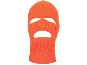 Fox Outdoor 73 18 Acrylic 3 Hole Face Mask Orange