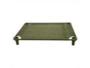 4Legs4Pets C SG5222YL 52 x 22 in. Unassembled Pet Cot Sage with Yellow Legs