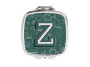 Carolines Treasures CJ2010 ZSCM Letter Z Back to School Initial Compact Mirror