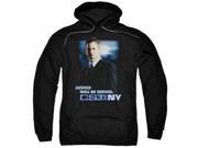Trevco Csi Ny Justice Served Adult Pull Over Hoodie Black Extra Large