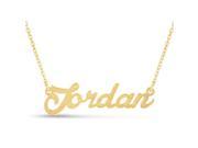 SuperJeweler Jordan Nameplate Necklace In Gold