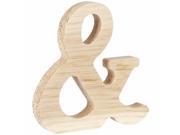 Walnut Hollow 262WH 40351 Wood Letter 5 in. X.63 in. Ampersand