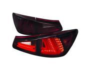 Spec D Tuning LT IS25006RGLED TM LED Tail Lights for 06 to 08 Lexus IS250 Red Smoke 8 x 18 x 29 in.