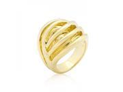 Icon Bijoux R08272G V00 06 Golden Illusion Fashion Ring Size 06