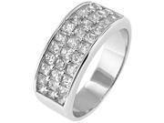 Doma Jewellery SSRZ3746 Sterling Silver Ring With Cubic Zirconia Size 6