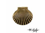 Michael Healy Designs MHR06 Bay Scallop Doorbell Ringer Brass