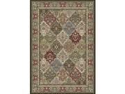 DynamicRugs ANR5570083233 57008 Ancient Garden Collection 5.3 in. Traditional Round Rug Multi Color