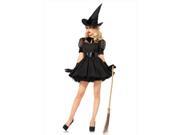 Leg Avenue 85238 3 Piece Bewitching Witch Costume Set Medium Black