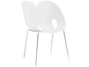 East End Imports EEI 1452 WHI Envelope Dining Armchair White