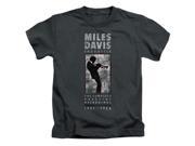 Trevco Concord Music Miles Silhouette Short Sleeve Juvenile 18 1 Tee Charcoal Large 7