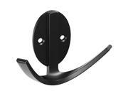 National Hardware 806984 Modern Double Hook Blac S806 984