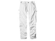 Dickies 2053WH 46 30 Mens Double Knee Utility Painters White Pant 46 30
