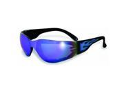 Safety Rider Flame Safety Glasses With G Tech Blue Lens