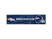 Fan Creations N0588L Denver Broncos Distressed Team Sign 24