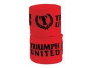 Revgear TU99001 RD Triumph United 2 Wide Printed Elastic Handwraps Red