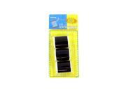 Bulk Buys HC081 24 Black Sewing Thread Set with 3 Thread Spools Pack of 24