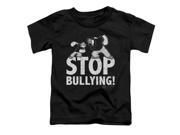 Trevco Popeye Stop Bullying Short Sleeve Toddler Tee Black Medium 3T