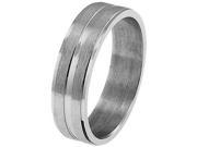Doma Jewellery SSSSR0618 Stainless Steel Ring Size 8