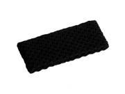 Nirvanna Designs HB10 BLACK A04 Merino lattice knit headband