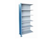 Hallowell AH7721 1807PB Hallowell H Post High Capacity Shelving 48 in. W x 18 in. D x 87 in. H 707 Marine Blue Posts and Sides